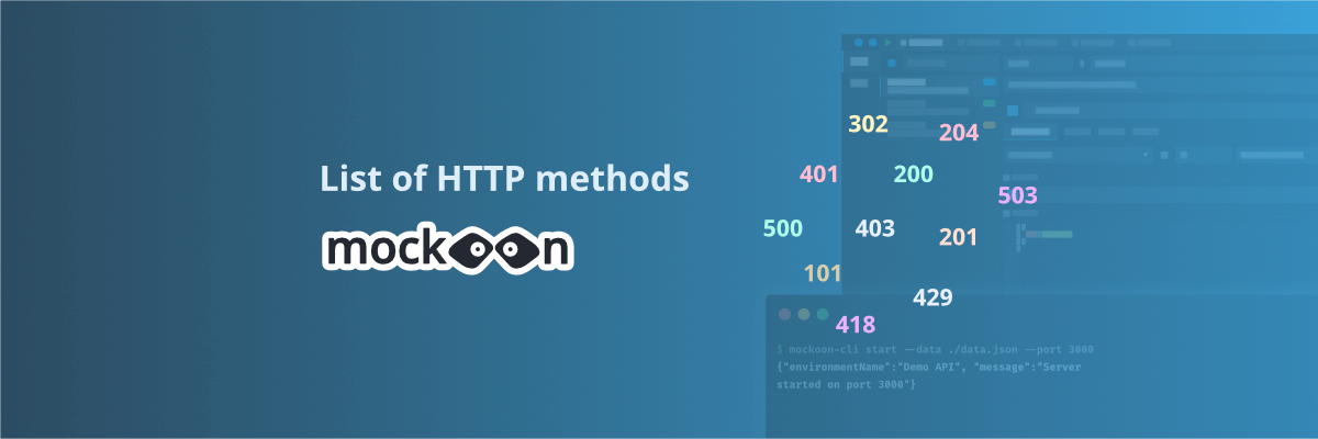 cloud of words, including 200, 404, 500, 201, 400, 401, 403, 301