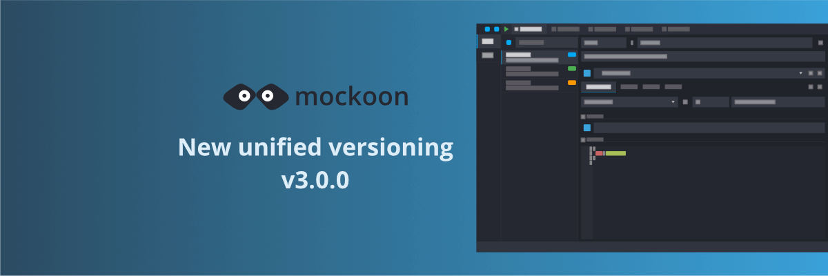 Mockoon logo with screenshot