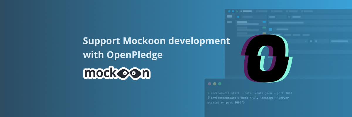 Mockoon and OpenPledge logos