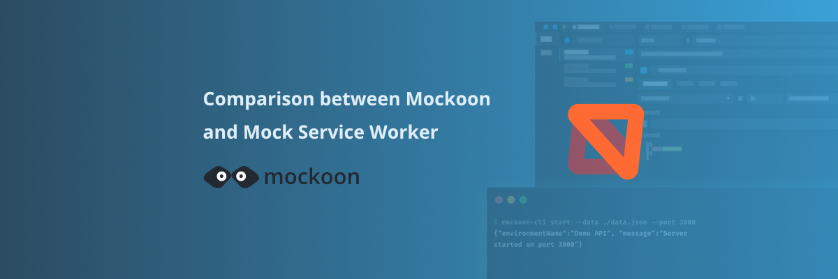 Mockoon and Mock Service Worker logos side by side