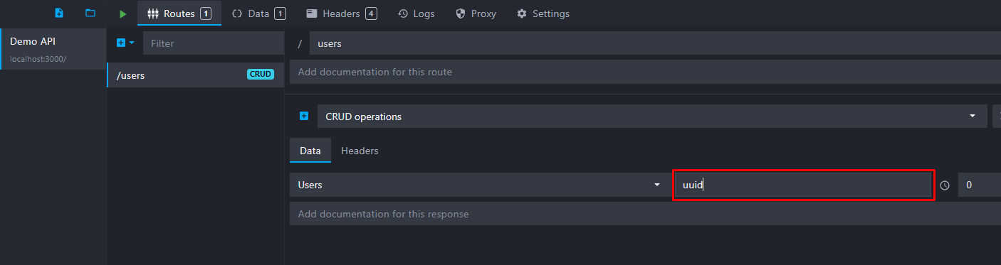 Customize the CRUD id property